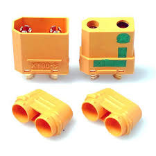 Conector XT90 Anti Spark, par macho/hembra, 90Amp.