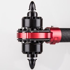 Soporte motor Antivibración Φ30mm CNC Rojo