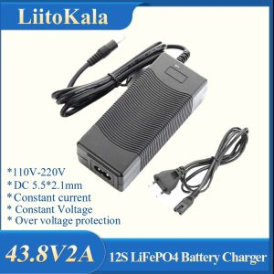 Cargador de baterias Litio Fierro LFP 43,8Volts, 12S, 2A