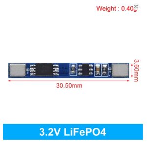 BMS- Li-Fierro LFP 1S, 3,2Volts 2A